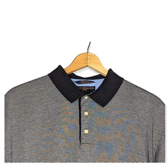 Tommy Hilfiger Short Sleeve Striped Golf Polo Size XL - Picture 2 of 10
